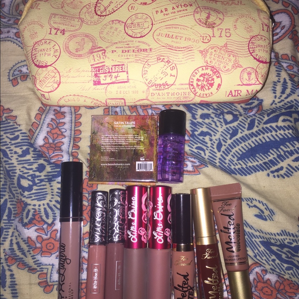Kat Von D Too faced Lime Crime Lipstick bundle